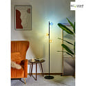 ECO-Light Lampada da terra URANUS 4-Lampadine G9 IP20, multicolore 