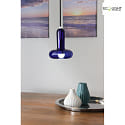 ECO-Light Pendelleuchte PERSEUS 1xE14 IP20, blau