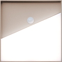 Applique murale  accu MEG angulaire, avec capteur IP44, couleur sable gradable