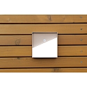 ECO-Light Applique murale  accu MEG angulaire, avec capteur IP44, couleur sable gradable