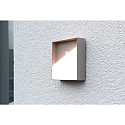 ECO-Light Applique murale  accu MEG angulaire, avec capteur IP44, couleur sable gradable