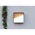 ECO-Light Applique murale  accu MEG angulaire IP44, bois gradable