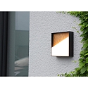 ECO-Light Applique murale  accu MEG angulaire IP44, bois gradable