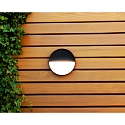 ECO-Light Applique murale  accu MEG rond IP44, anthrazit gradable