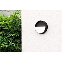 ECO-Light Applique murale  accu MEG rond IP44, anthrazit gradable