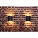 outdoor wall luminaire DODD up / down, half round LED IP44