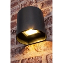 outdoor wall luminaire DODD up / down, half round LED IP44