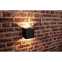 Lutec Luminaire mural d’extérieur DODD haut bas, forme en dé LED IP44, anthrazit  Lutec Luminaire mural d’extérieur DODD haut bas, forme en dé LED IP44, anthrazit