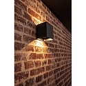 Lutec Luminaire mural d’extérieur DODD haut bas, forme en dé LED IP44, anthrazit  Lutec Luminaire mural d’extérieur DODD haut bas, forme en dé LED IP44, anthrazit