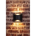 Lutec Luminaire mural d’extérieur DODD haut bas, semi-circulaire LED IP44, anthrazit  Lutec Luminaire mural d’extérieur DODD haut bas, semi-circulaire LED IP44, anthrazit