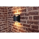 Lutec Luminaire mural d’extérieur DODD haut bas, semi-circulaire LED IP44, anthrazit  Lutec Luminaire mural d’extérieur DODD haut bas, semi-circulaire LED IP44, anthrazit