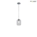 pendant luminaire ASHFORD E27, transparent 