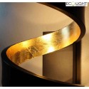 ECO-Light Luminaire mural HELIX à 2 flammes IP20, or, noir  