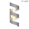 ECO-Light wall luminaire HELIX 3 flames IP20, silver, white 