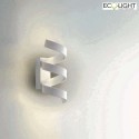 ECO-Light wall luminaire HELIX 3 flames IP20, silver, white 