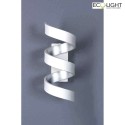 ECO-Light wall luminaire HELIX 3 flames IP20, silver, white 