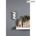 ECO-Light wall luminaire HELIX 3 flames IP20, silver, white 