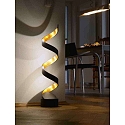 ECO-Light table lamp HELIX 4 flames IP20, gold, black 