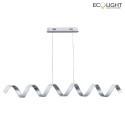 ECO-Light LED Pendelleuchte HELIX, 6-flammig, 6*5W, 2400lm, 4000K, IP20, weiss/silber