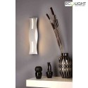 ECO-Light Luminaire mural WAVE IP20, argent 
