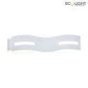 ECO-Light LED Wandleuchte WAVE, 12W, 800lm, 3000K, IP20, weiss