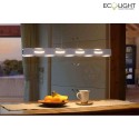 ECO-Light LED Pendelleuchte WAVE, 35W, 2300lm, 3000K, IP20, weiss