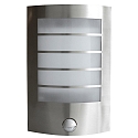 outdoor wall luminaire SLIM LED LED IP44, stainless steel 