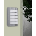 Lutec outdoor wall luminaire SLIM LED LED IP44, stainless steel 