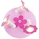 Plafoniera BLTE 3-Lampadine E14 IP20, Rosa