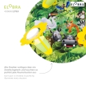 Elobra Plafoniera WILDNIS TIERWELT 3-Lampadine E14, Verde