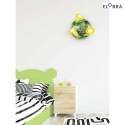 Elobra Plafoniera WILDNIS TIERWELT 3-Lampadine E14, Verde