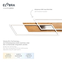 Elobra Deckenleuchte PANAMA XL, 2x 20W, 2200lm, Eiche natur