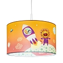 Elobra Luminaire  suspension LITTLE ASTRONAUTS SPACE MISSION 25/40 E27, bleu