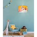 Elobra Luminaire  suspension LITTLE ASTRONAUTS SPACE MISSION 25/40 E27, bleu