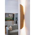 Elobra Wall luminaire COLOMBIA, 2x GU10, 5,5W, oak natural