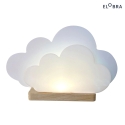 Elobra Lampe de table WÖLKCHEN WOLKENTRÄUME, Bleu clair