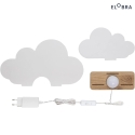 Elobra Lampe de table WÖLKCHEN WOLKENTRÄUME, Bleu clair