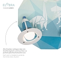 Elobra Plafoniera DINOS 3-Lampadine E14, Blu
