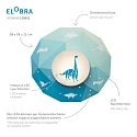 Elobra Plafoniera DINOS, blu