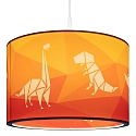 Elobra Pendant luminaire DINOS 25/40, E27, blue