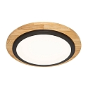 Elobra Luminaire de plafond ARGENTINA �MEDIUM ROUND�, ch�ne gradable