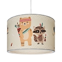 Elobra hanging luminaire LITTLE INDIANS E27, mint green