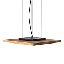 Elobra pendant luminaire ARGENTINA, oak dimmable