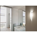 Fabas Luce Luminaire de salle de bain DEDALO haut bas, indirect E27 IP44, blanche gradable