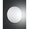 Applique et plafonnier KENT à 1 flamme, 2 voies, cambré E27 IP20, blanche gradable