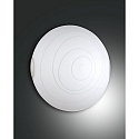 Luminaire de plafond KENT à 2 flammes, compatible avec Smartluce E27 IP20, nickel satiné, blanche