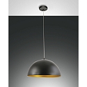 Luminaire � suspension DINGLE rond E27 IP20, noir  gradable