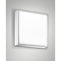 Fabas Luce Luminaire de plafond OBAN grand, angulaire E27 IP65, blanche gradable