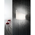 Fabas Luce Lampada da parete MOA semicircolare E27 IP20, Bianco dimmerabile Fabas Luce Lampada da parete MOA semicircolare E27 IP20, Bianco dimmerabile