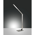 Fabas Luce LED Schreibtisch-Leuchte WASP, mit USB-Ausgang + Touch-Dimmer, 12W 3000/4000/5000K (CCT) 900lm, neigbar, aluminium